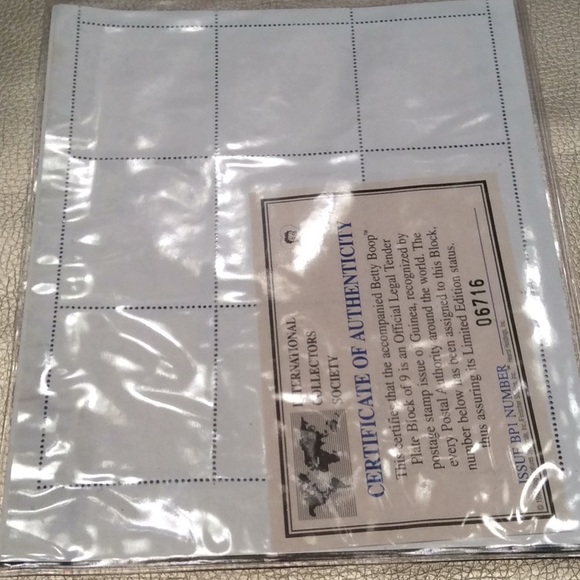 Betty Boop Collectible Postage Stamps - Picture 4 of 5